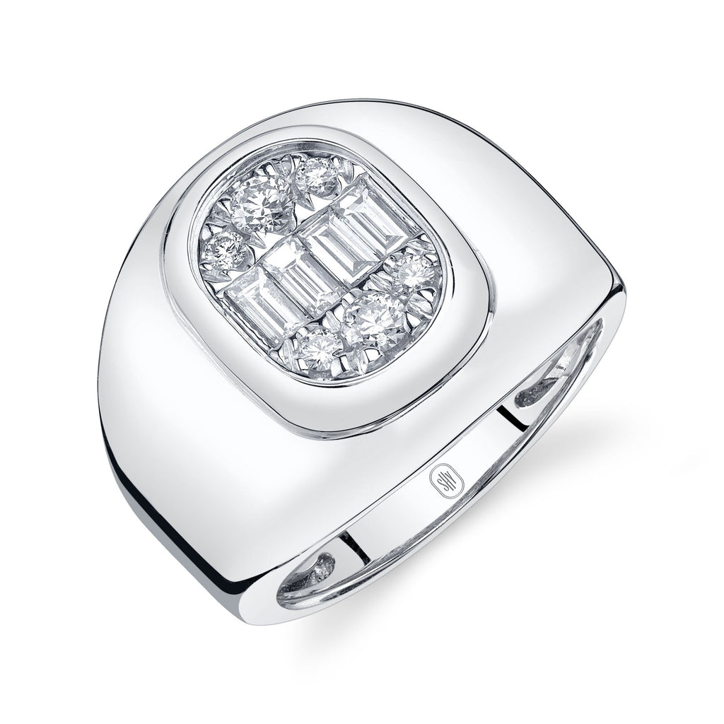 0.55CT DIAMOND BAGUETTE RING