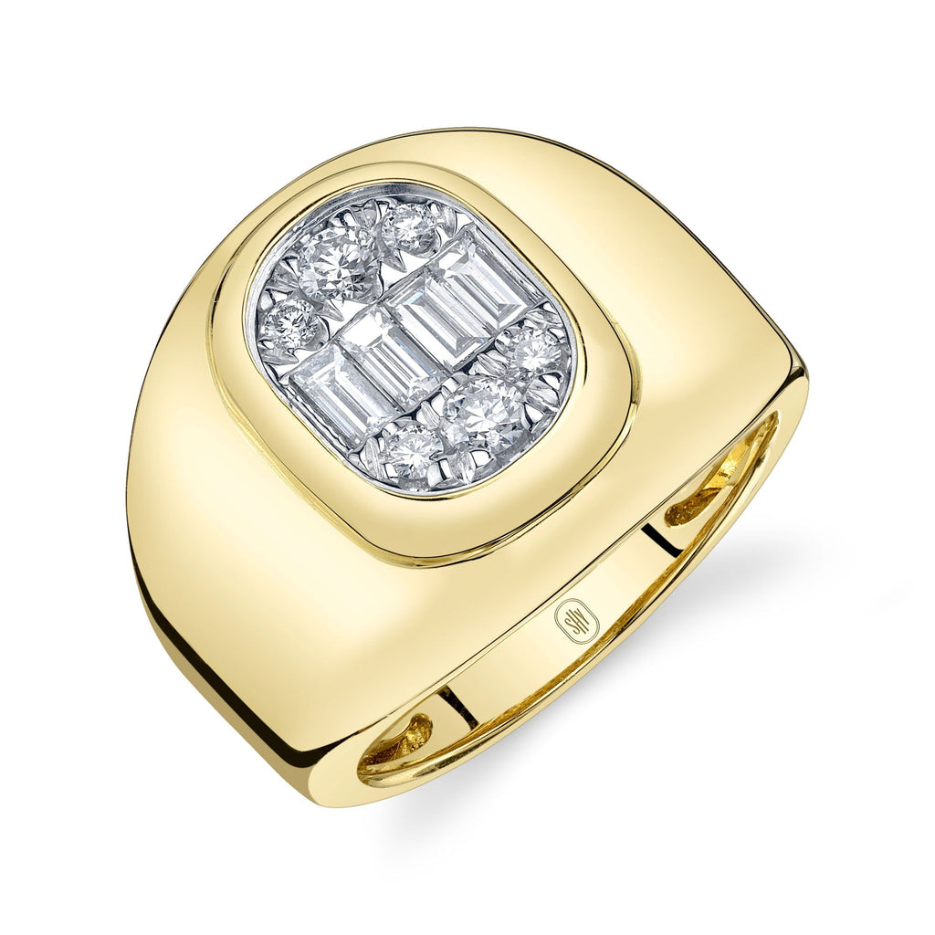 0.55CT DIAMOND BAGUETTE RING