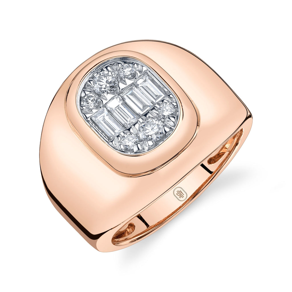 0.55CT DIAMOND BAGUETTE RING