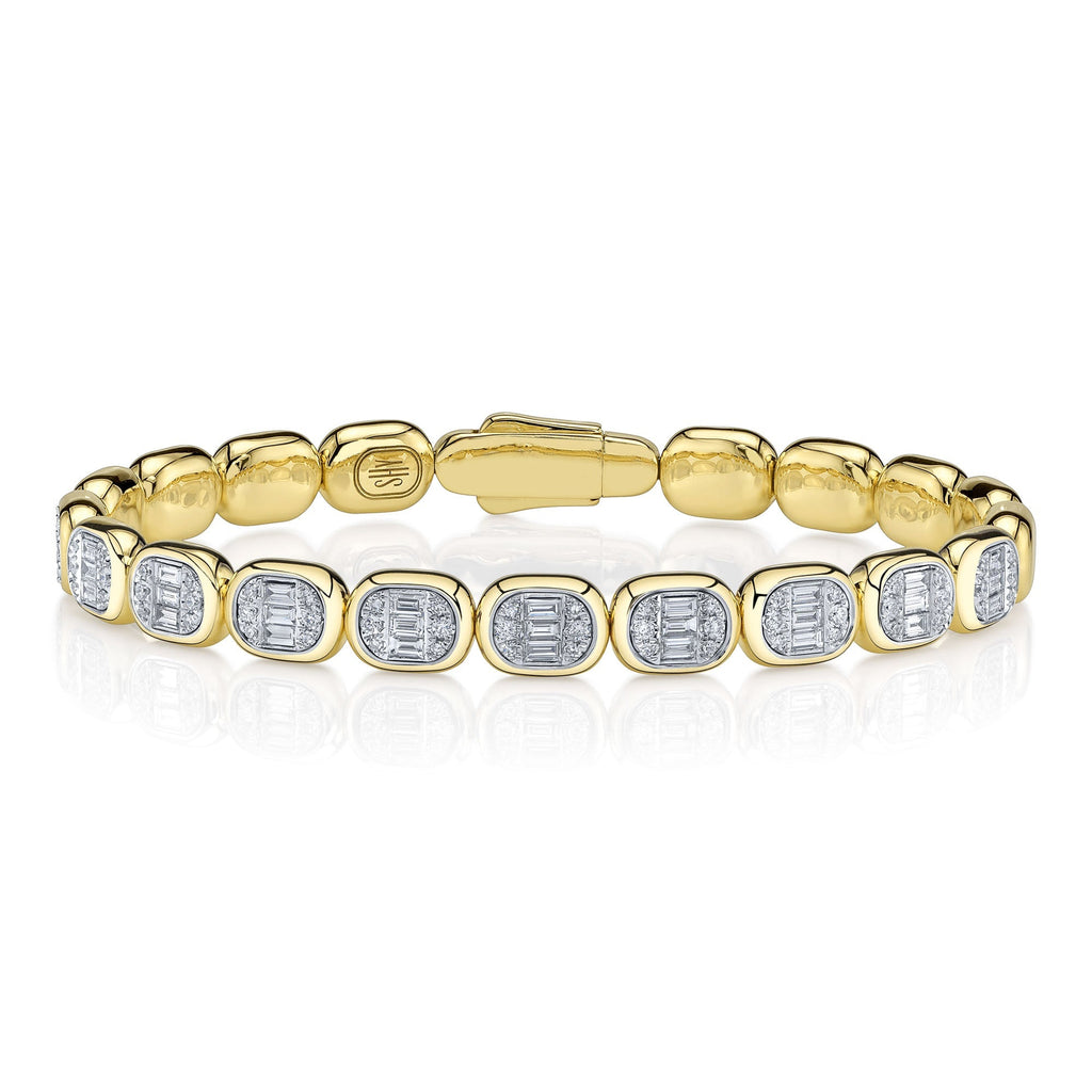 1.00CT DIAMOND BAGUETTE BANGLE