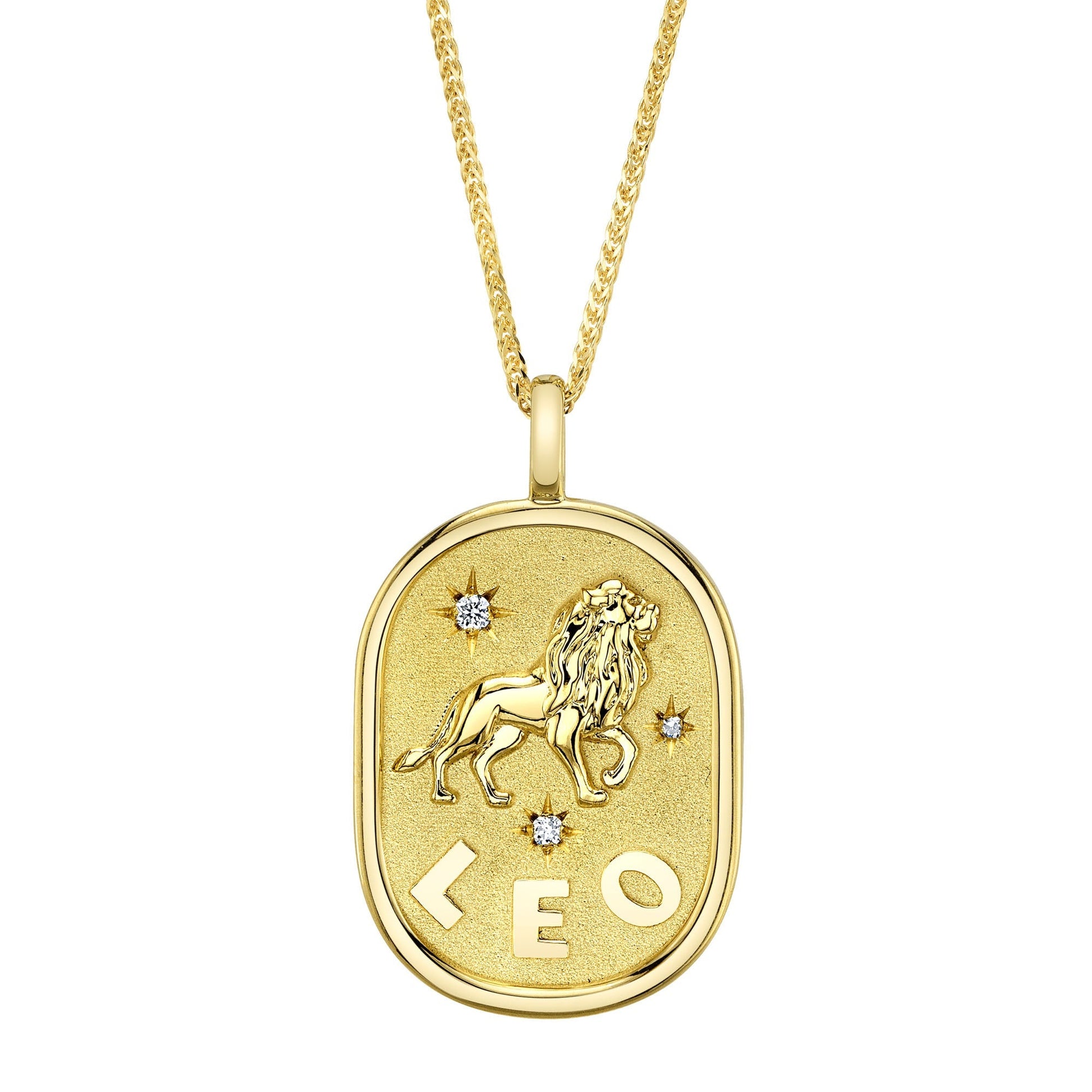 shy-creation-0-02ct-diamond-zodiac-leo-lion-star-matte-chopin-chain-necklace-b22001099-leo