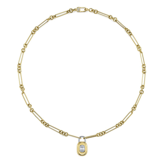 shy-creation-0-25ct-diamond-baguette-matte-lock-necklace-b22001576v3