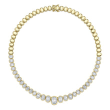 4.95CT DIAMOND BAGUETTE NECKLACE