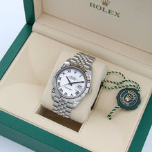 Rolex Datejust 41 White Roman Dial Jubilee Bracelet 126334
