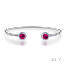 Lafonn Birthstone Round July Ruby Bracelet BB002RBP72