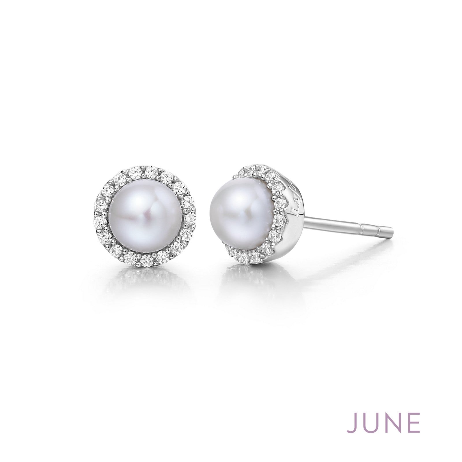 Lafonn Birthstone Pearl June Earring BE001PLP00