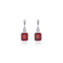 Lafonn Birthstone Emerald January Garnet Earring BE007GNP00