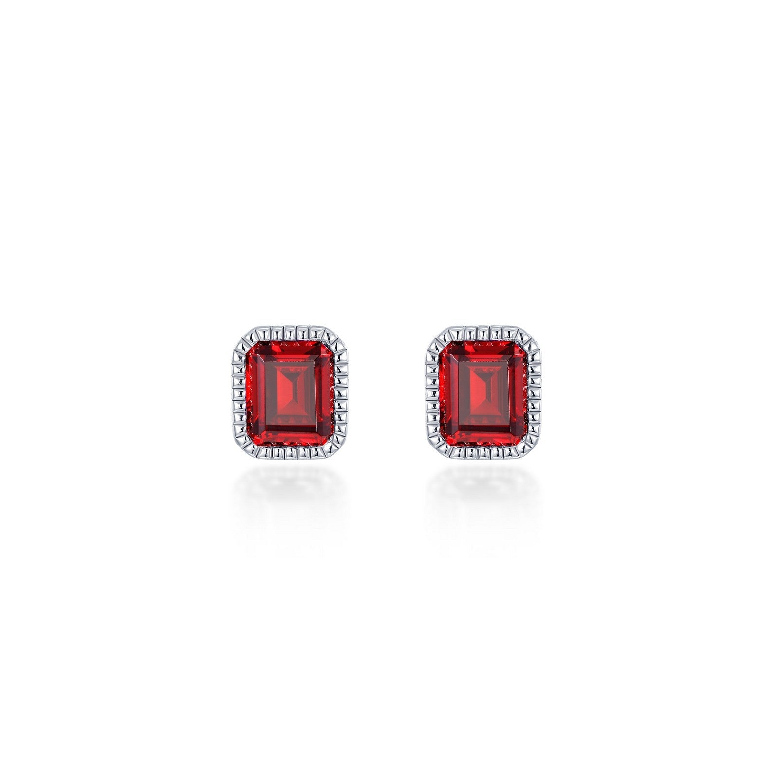 May Birthstone Solitaire Stud Earrings BE008EMP00