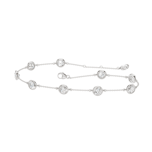 Station Bezel-set Bracelet(Round) BF10997-4W