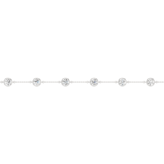 Station Bezel-set Bracelet(Round) BF10997-4W