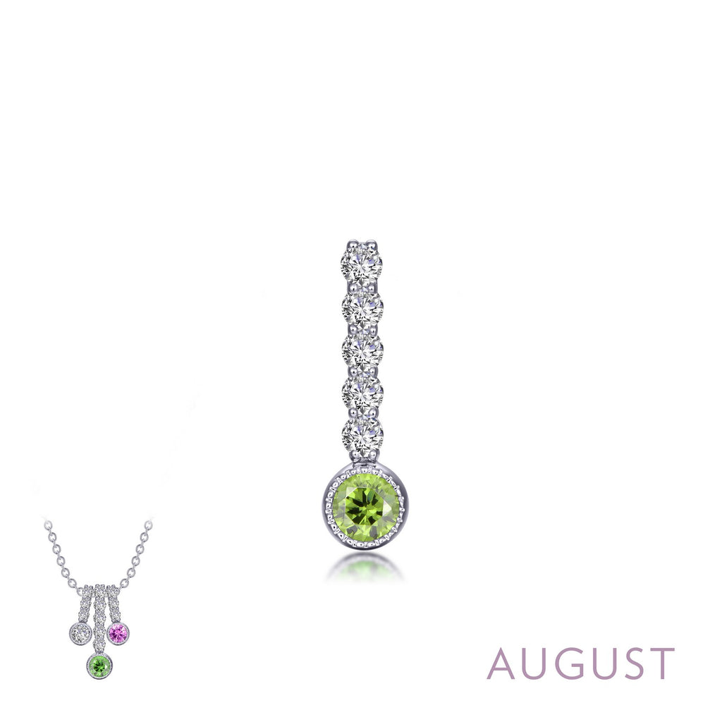 Lafonn Birthstone Peridot August Necklace BP003PDP00