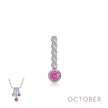 Lafonn Birthstone Round October Tourmaline Necklace BP003TMP00