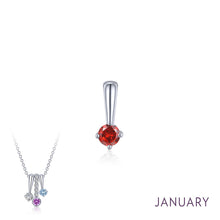 Lafonn Birthstone Garnet January Necklace BP005GNP00
