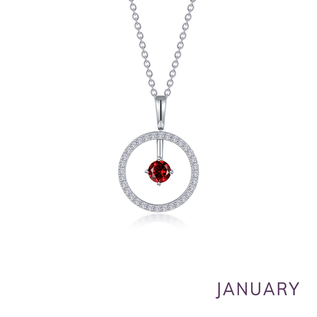 Lafonn Birthstone January Necklace BP008GNP20