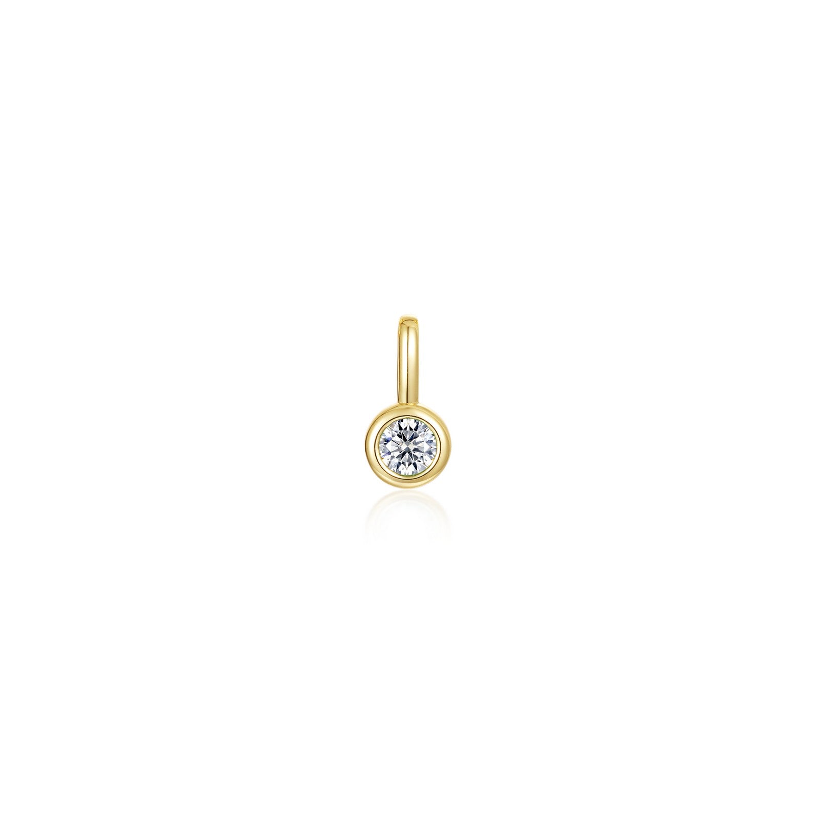 April Birthstone Charm Pendant BP010DAG00