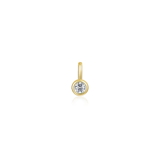 April Birthstone Charm Pendant BP010DAG00