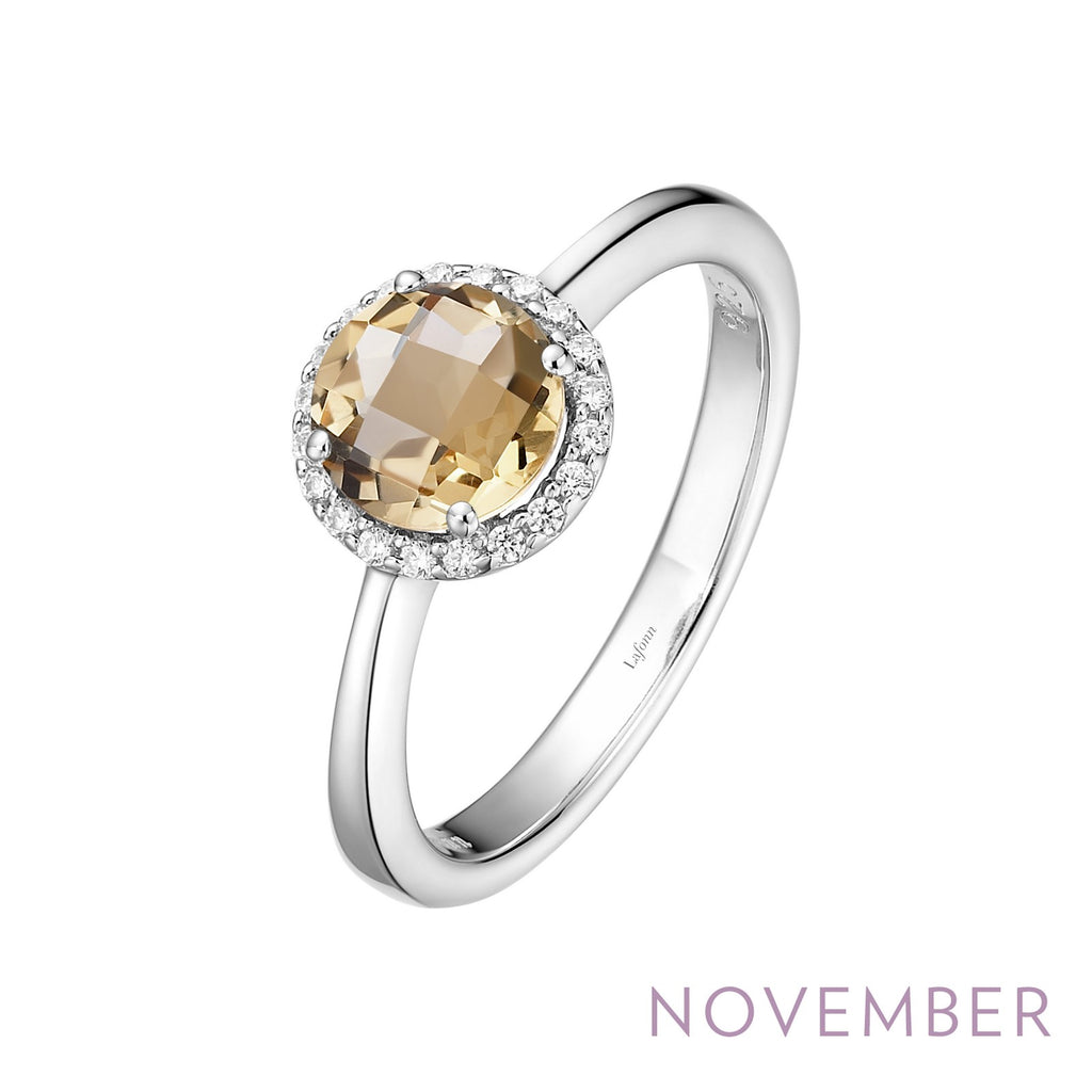 Lafonn Birthstone Citrine November Ring BR001CTP