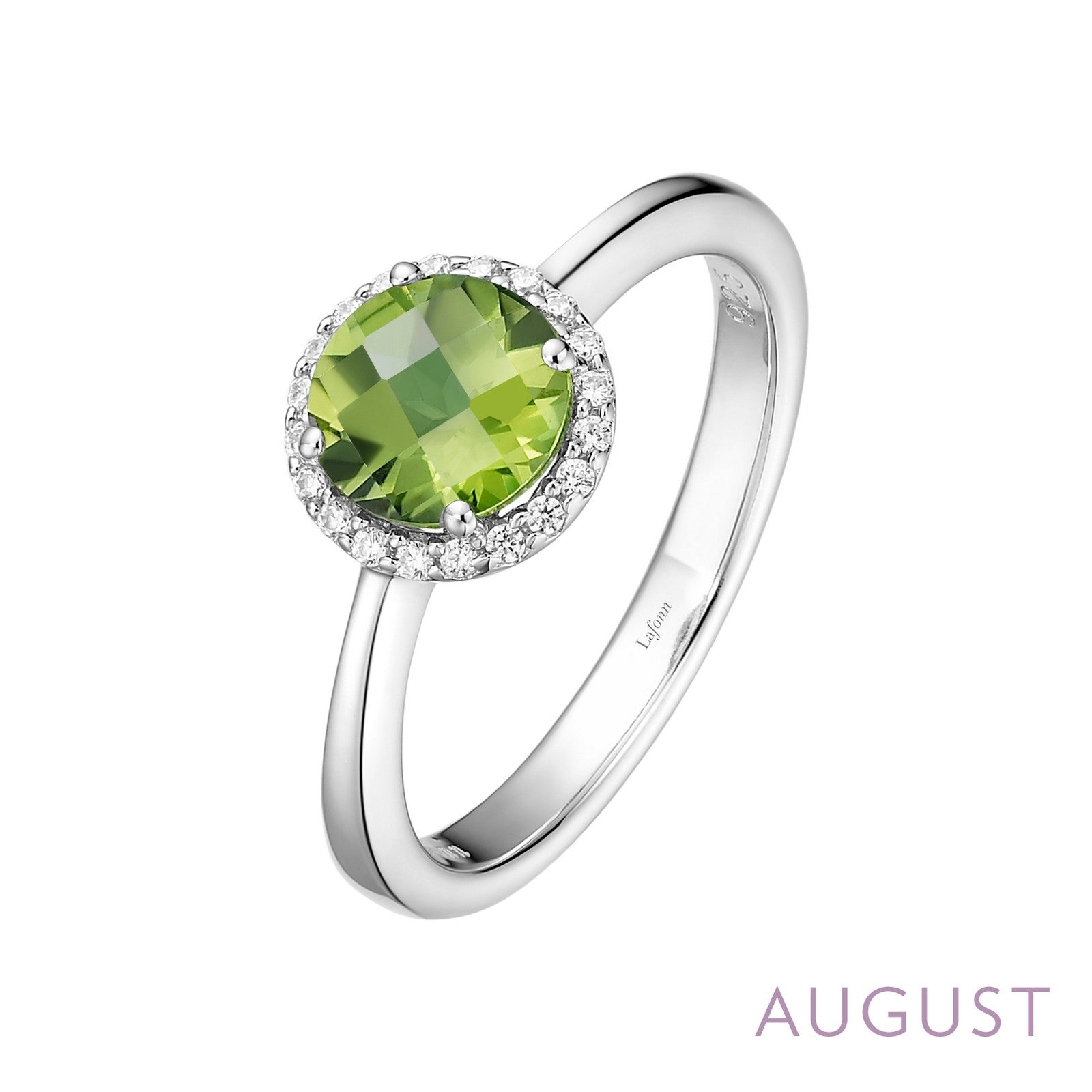 Lafonn Birthstone Peridot August Ring BR001PDP