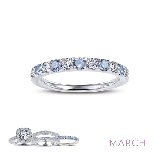 Lafonn Birthstone March Ring BR004AQP07