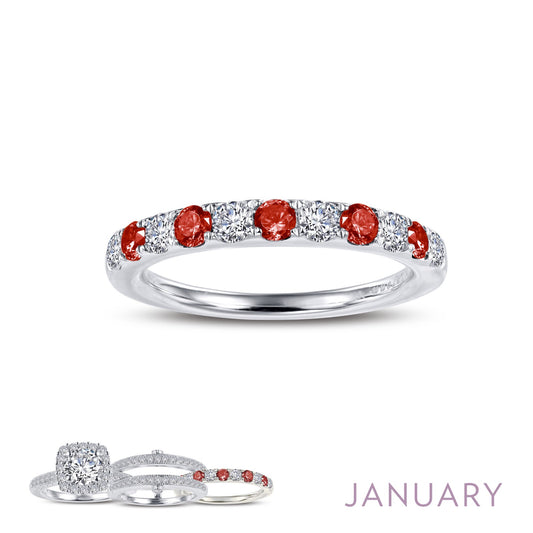 Lafonn Birthstone January Ring BR004GNP05