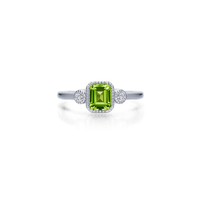 Lafonn Birthstone Emerald August Peridot Ring BR006PDP
