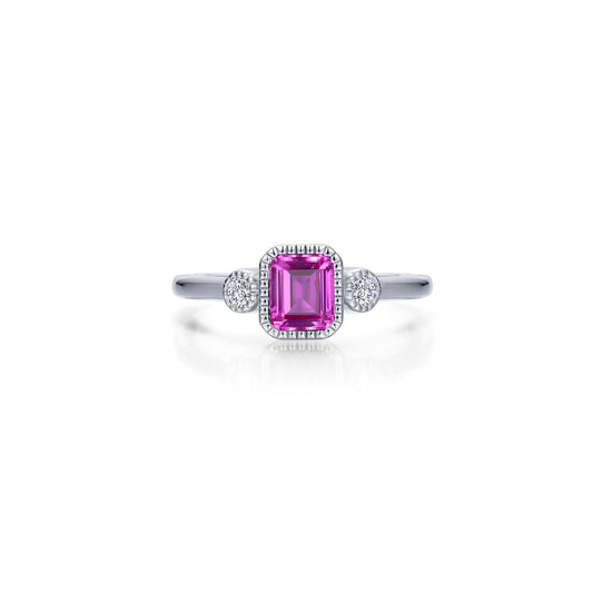 Lafonn Birthstone Emerald October Tourmaline Ring BR006TMP09
