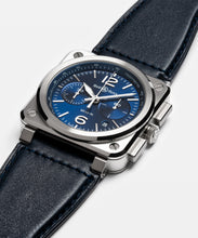 Bell & Ross BR-03 Chrono Blue Steel 42 MM BR0394-BLU-ST/SCA