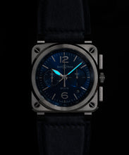 Bell & Ross BR-03 Chrono Blue Steel 42 MM BR0394-BLU-ST/SCA