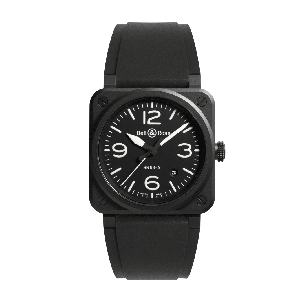 BR-03 Black Matte 41 MM BR03A-BL-CE/SRB