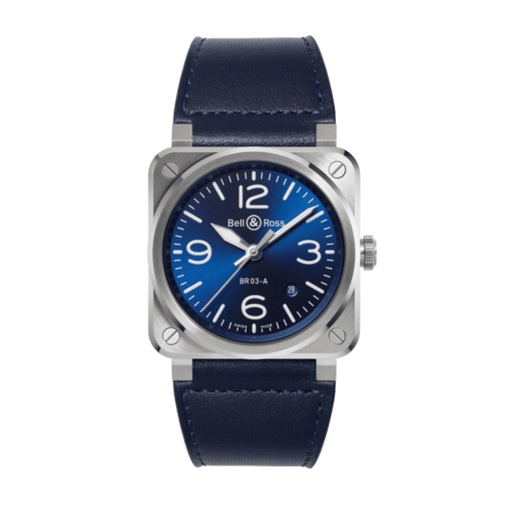 BR-03 Blue Steel 41 MM BR03A-BLU-ST/SCA