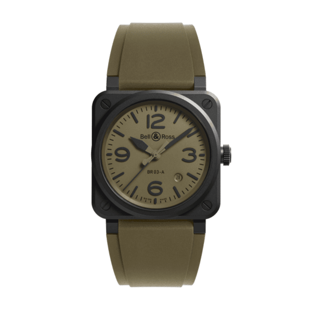 BR-03 Military Ceramic 41 MM BR03A-MIL-CE/SRB