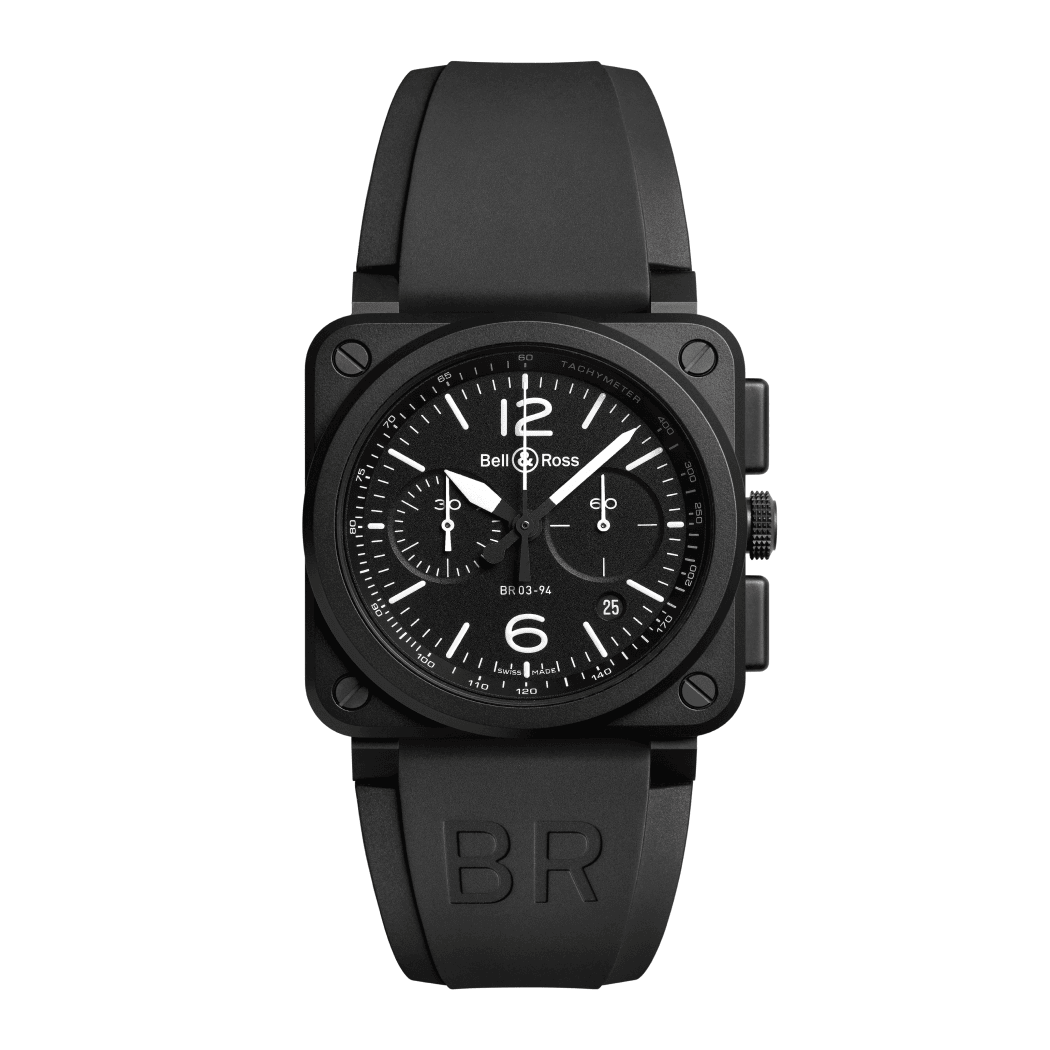 BR-03 Chrono Black Matte 42 BR0394-BL-CE