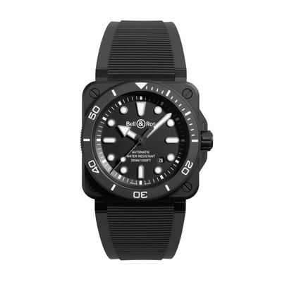 BR-03 Diver Black Matte Ceramic 42 mm BR03A-D-BL-CE/SRB