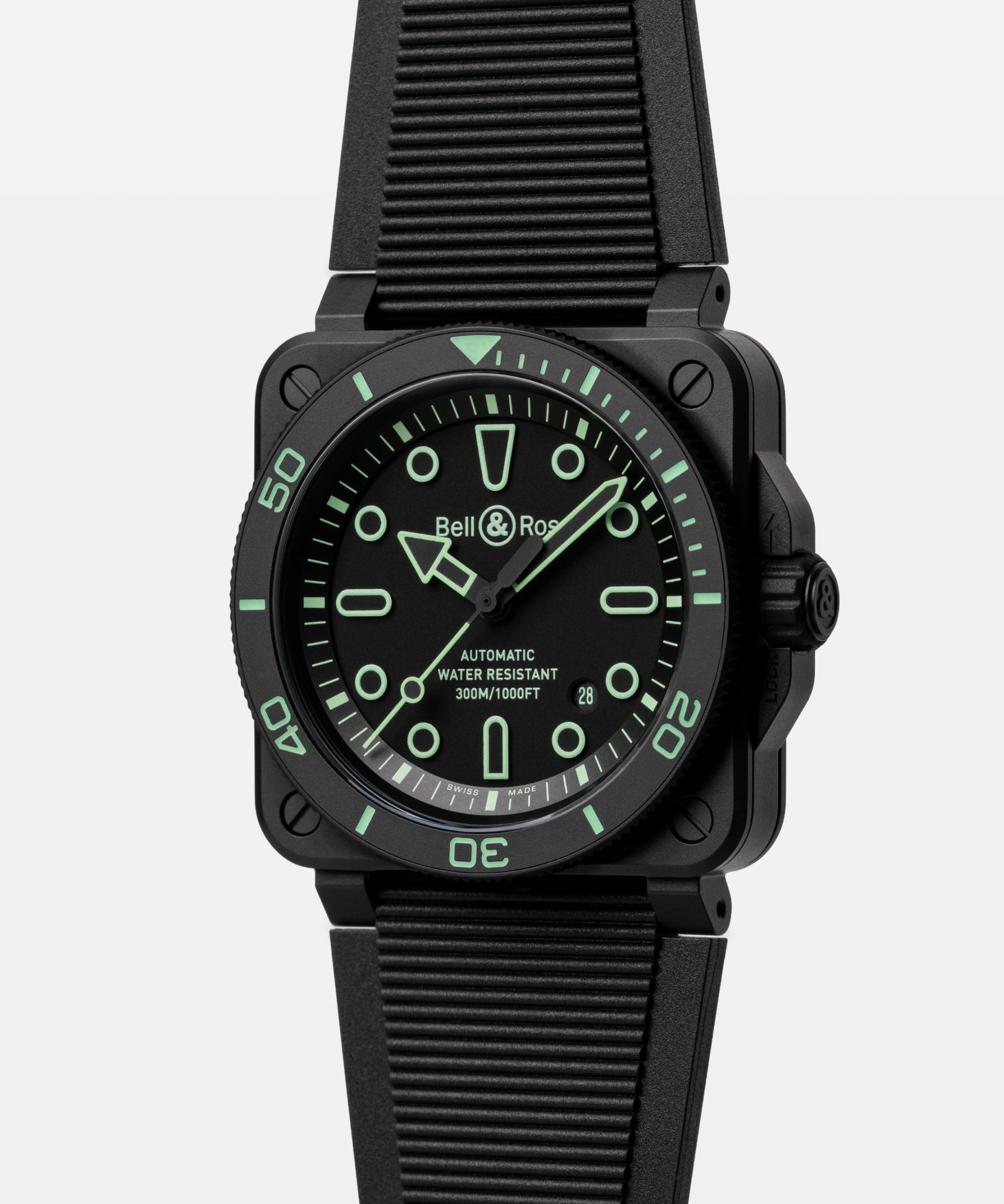 Bell & Ross BR-03 Diver Lum Outline 42 MM BR05A-S-GR-ST/SST