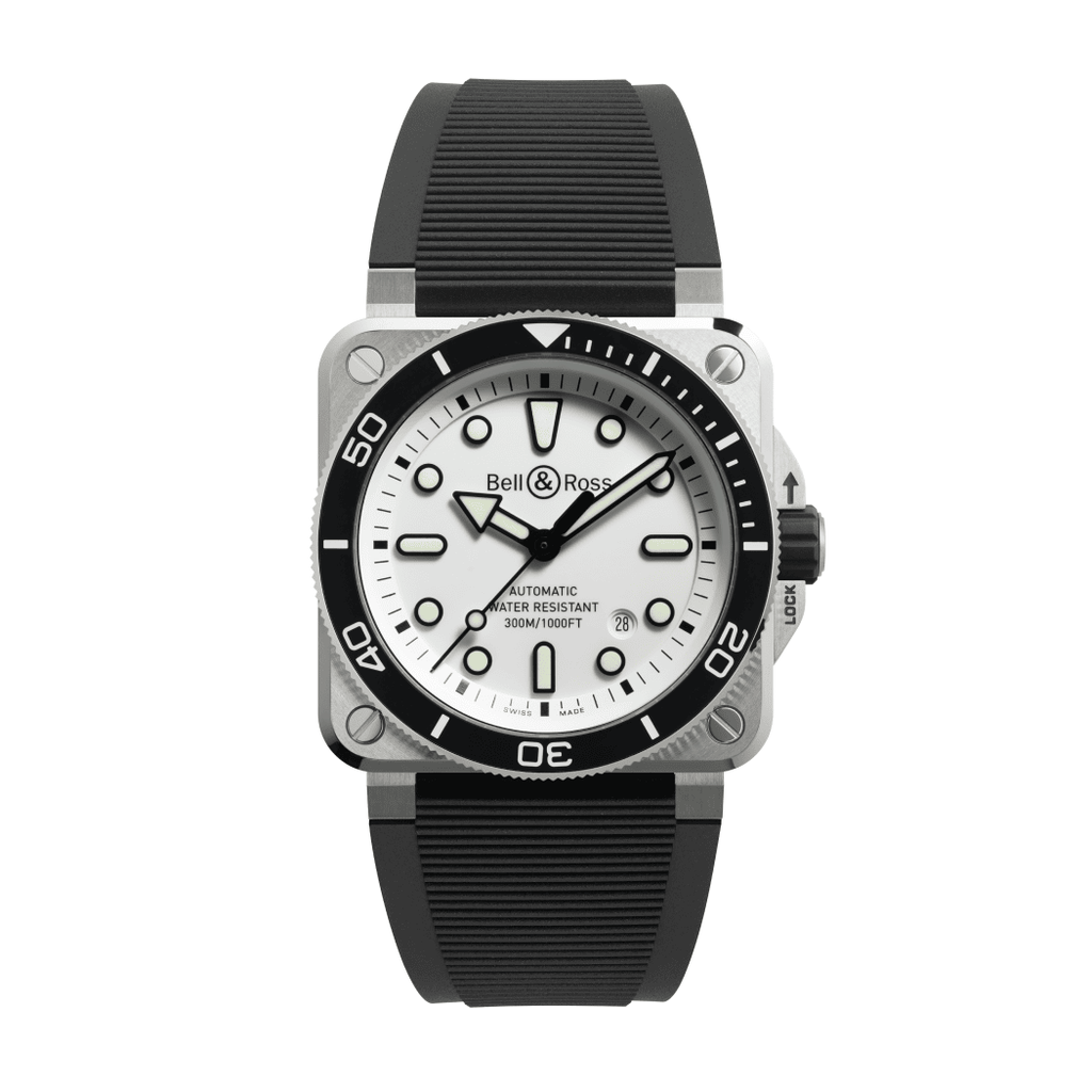 BR-03 Diver White Steel 42 mm BR03A-D-WH-ST/SRB