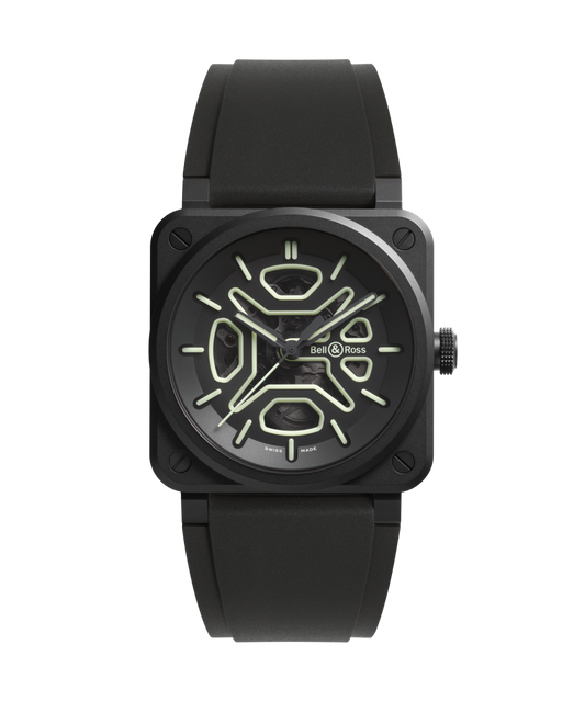 Bell & Ross BR-03 Skeleton Lum Ceramic BR03A-LM-SKCE/SRB