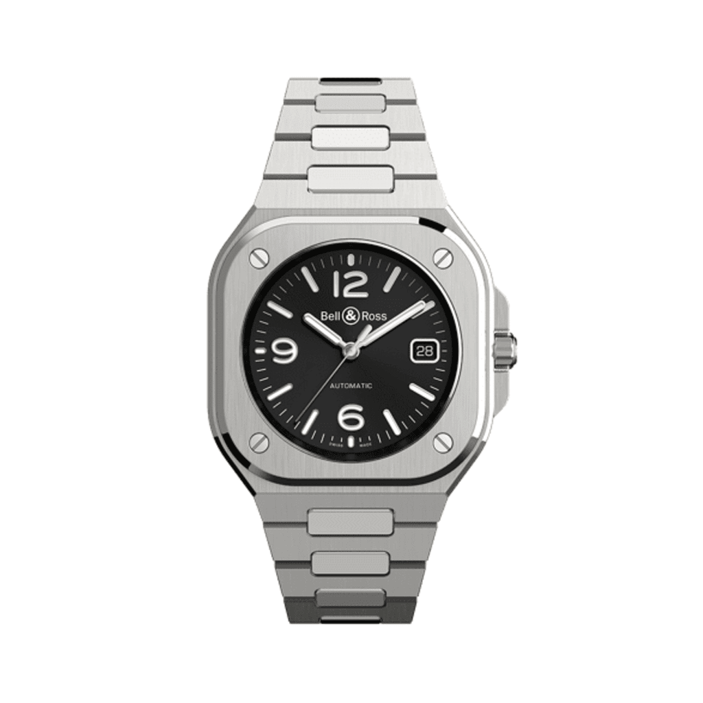 Bell & Ross Auto Black Steel Watch BR05A-BL-ST/SST