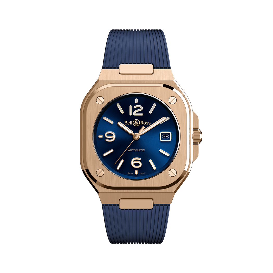 BR-05 Blue Gold 40 MM BR05A-BLU-PG/SRB