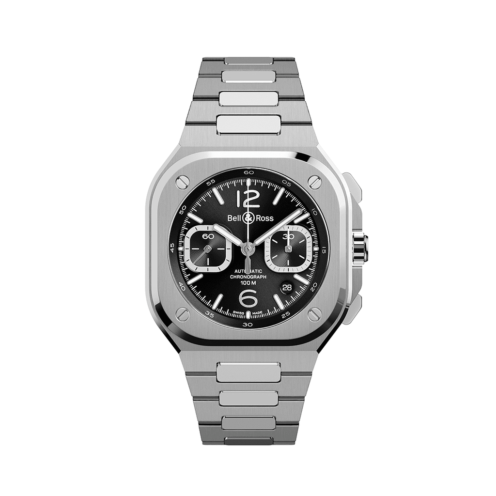 BR-05 Chrono Black Steel 42 mm BR05C-BLC-ST/SST