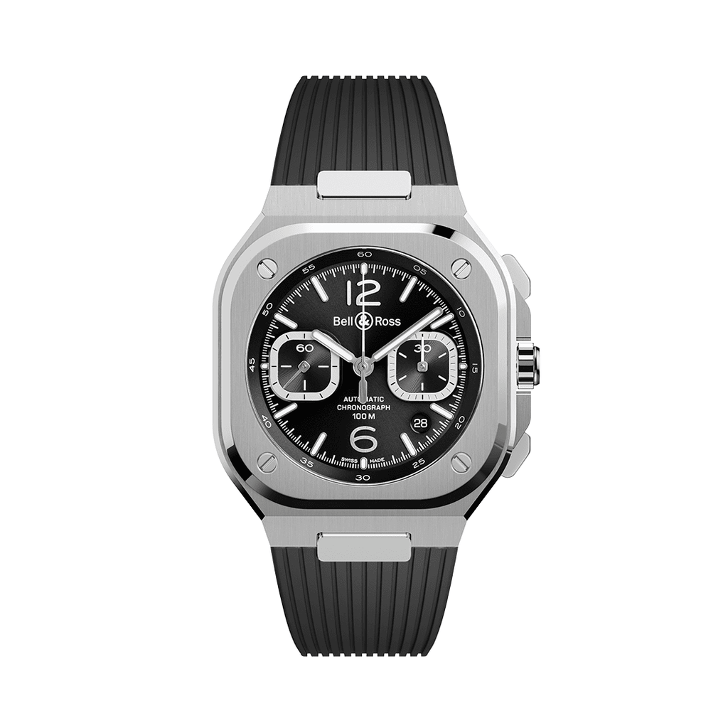 BR-05 Chrono Black Steel 42 mm BR05C-BLC-ST/SRB