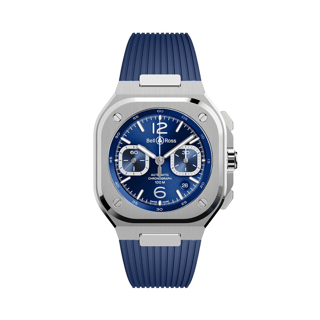 BR-05 Chrono Blue Steel 42 mm BR05C-BLU-ST/SRB