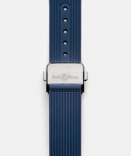 Bell & Ross Auto Blue Steel Watch BR05A-BLU-ST/SRB