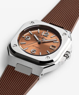 新品 ベル＆ロス Bell&Ross BR05 交換用 純正ラバーバンド ベル&ロス (Bell&Ross)向け」 輸入王オリジナル ラバーベルト BR05