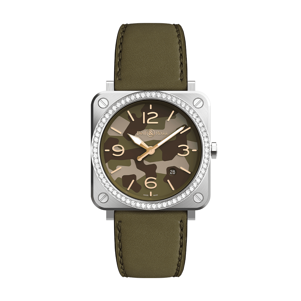 BR-S green camo Diamonds 39 MM BRS-CK-ST-LGD/SCA