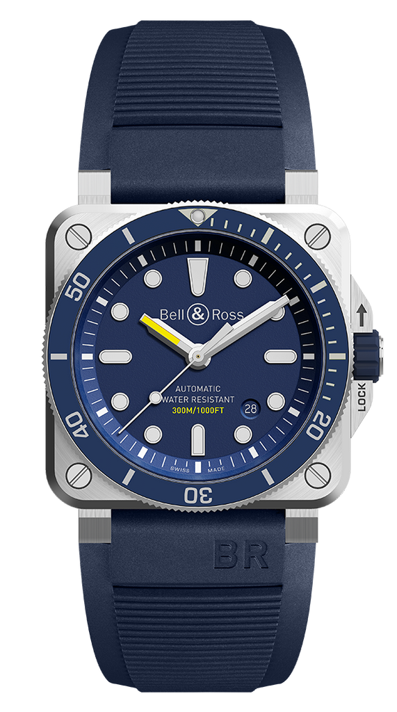 Bell & Ross Diver Blue Watch Br 03-92