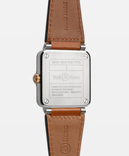 BR-03 White Steel & Gold 41 mm BR03A-WH-STPG/SCA