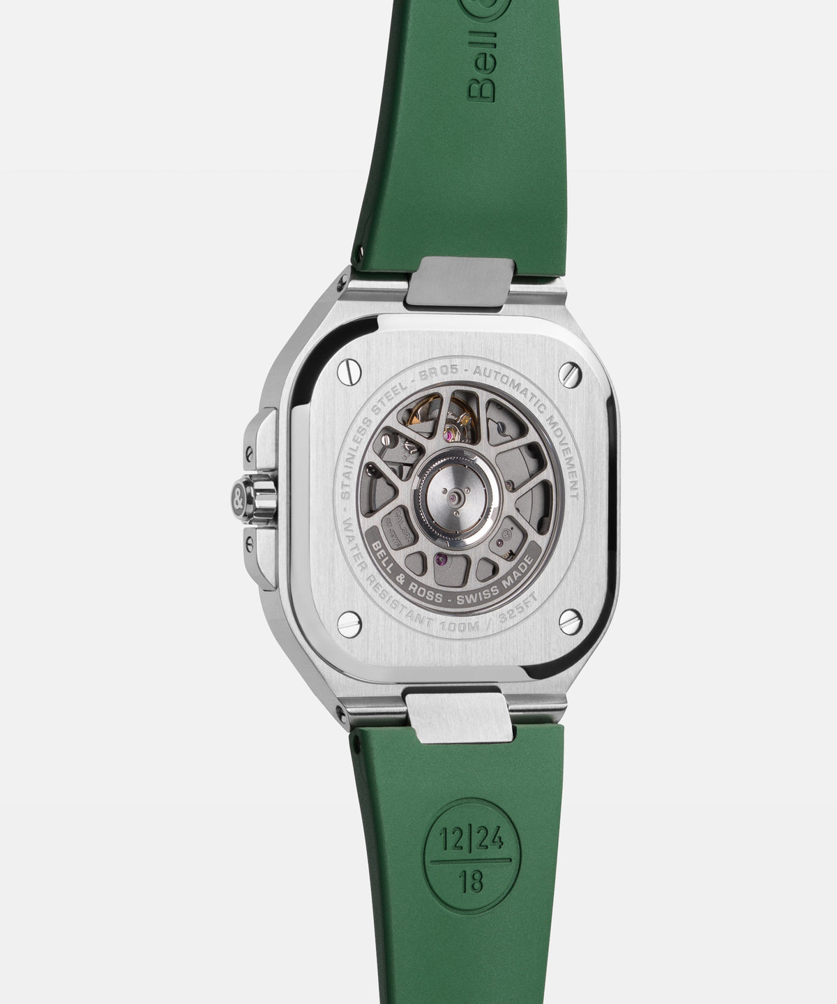 Bell & Ross BR-05 GMT Green Steel BR05G-GN-ST/SRB