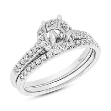 0.44CT DIAMOND SEMI-MOUNT RING 2-PC 0.50CT-CTR