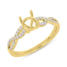 Shy Creation 0.19Ct Diamond Semi-Mount Ring 0.75Ct-Ctr COR28023690