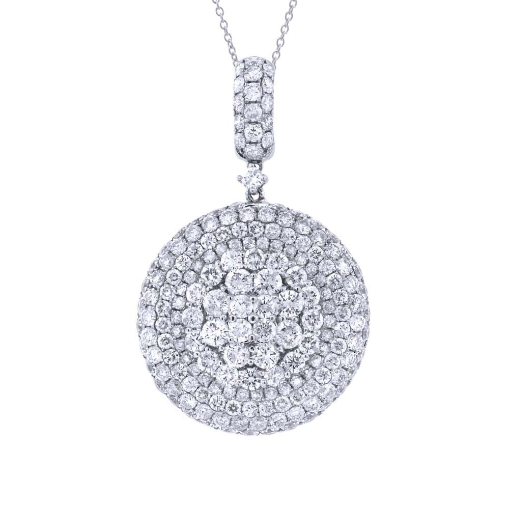 5.04CT DIAMOND PAVE NECKLACE
